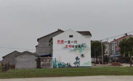 雅江新农村墙绘